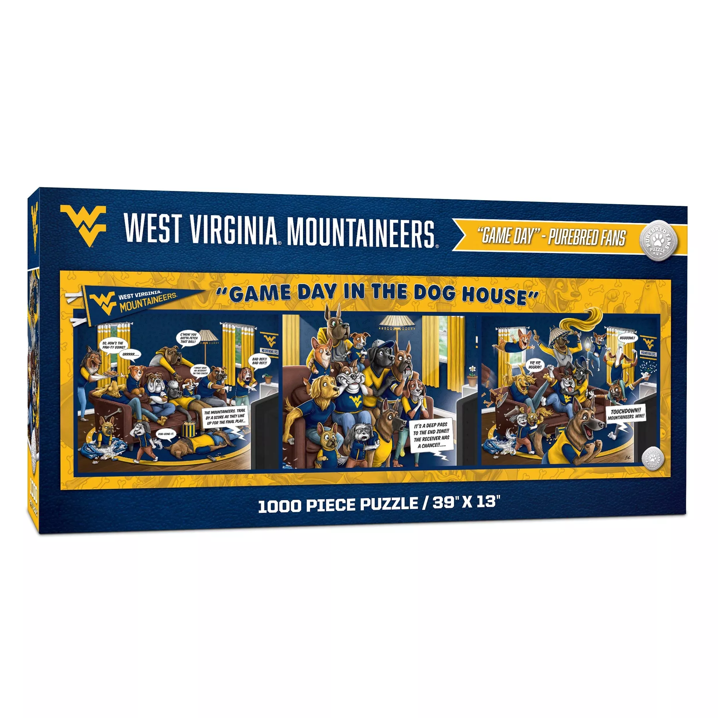 YouTheFan Dog Lovers Puzzle - 1000-Piece Team Colors - One Size