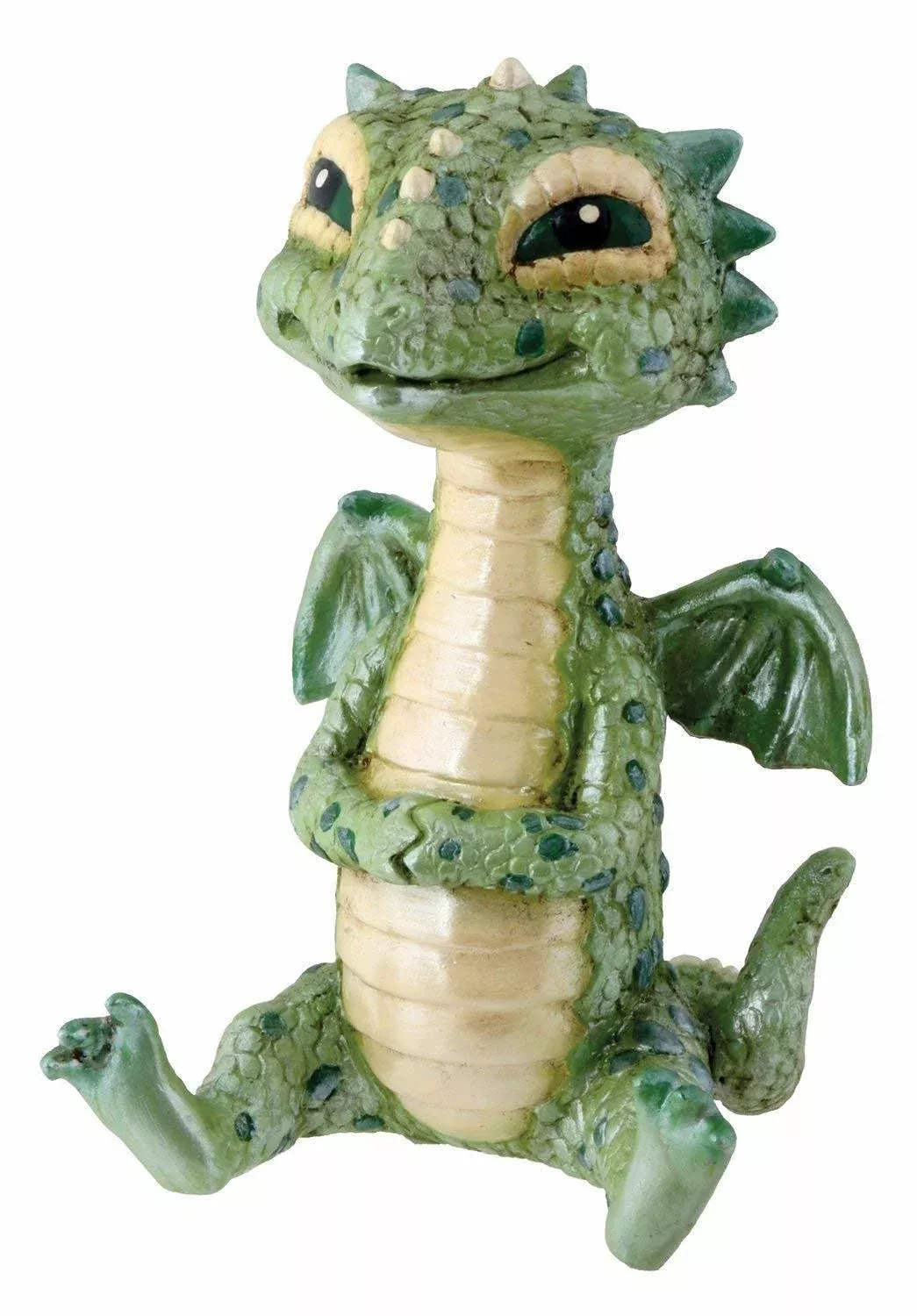 YTC Summit International Green Baby Dragon Figurine 3.75" Resin Statuette