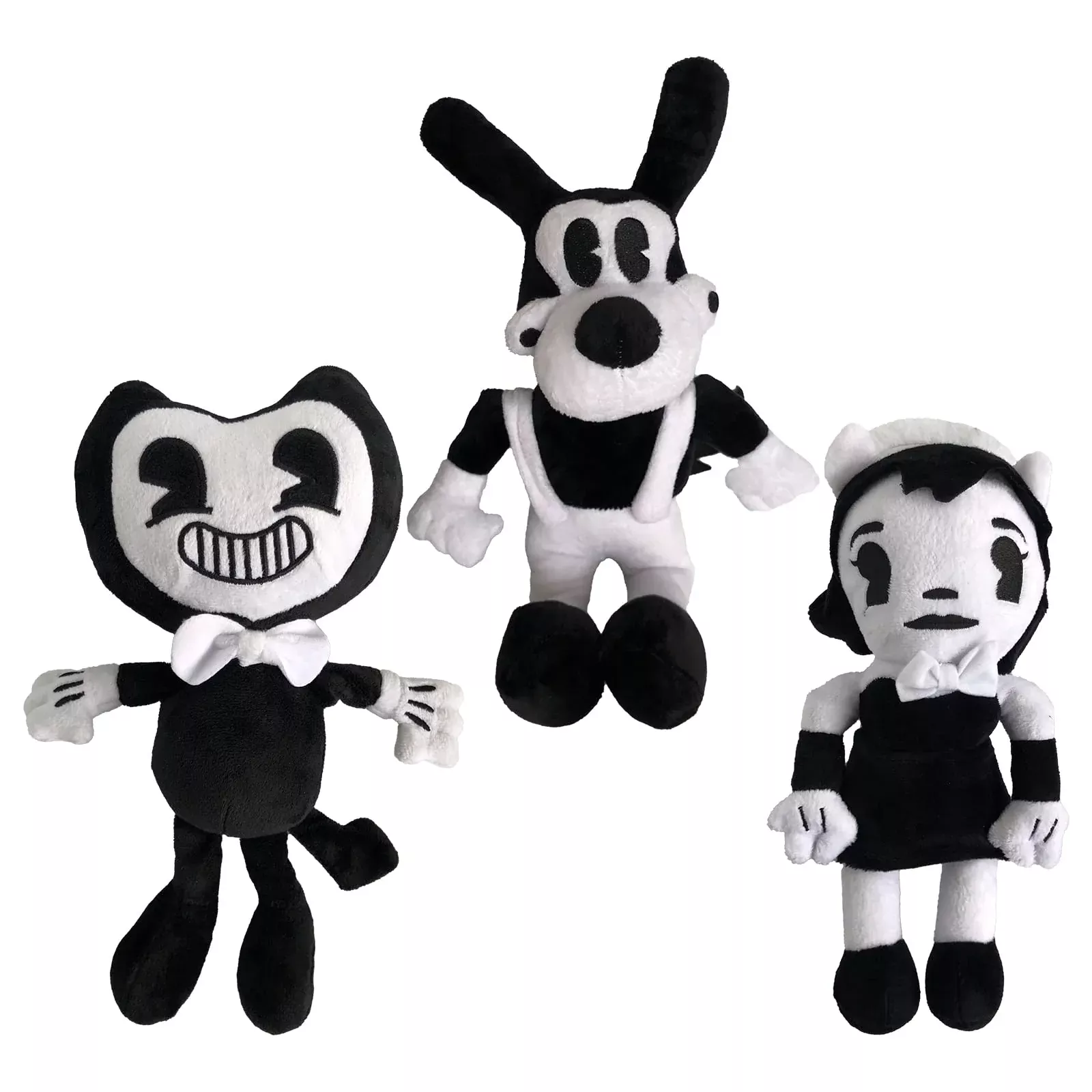 YZONU Anime Plush Toys 3pcs Small to Medium Bendy Soft Stuffed Animals