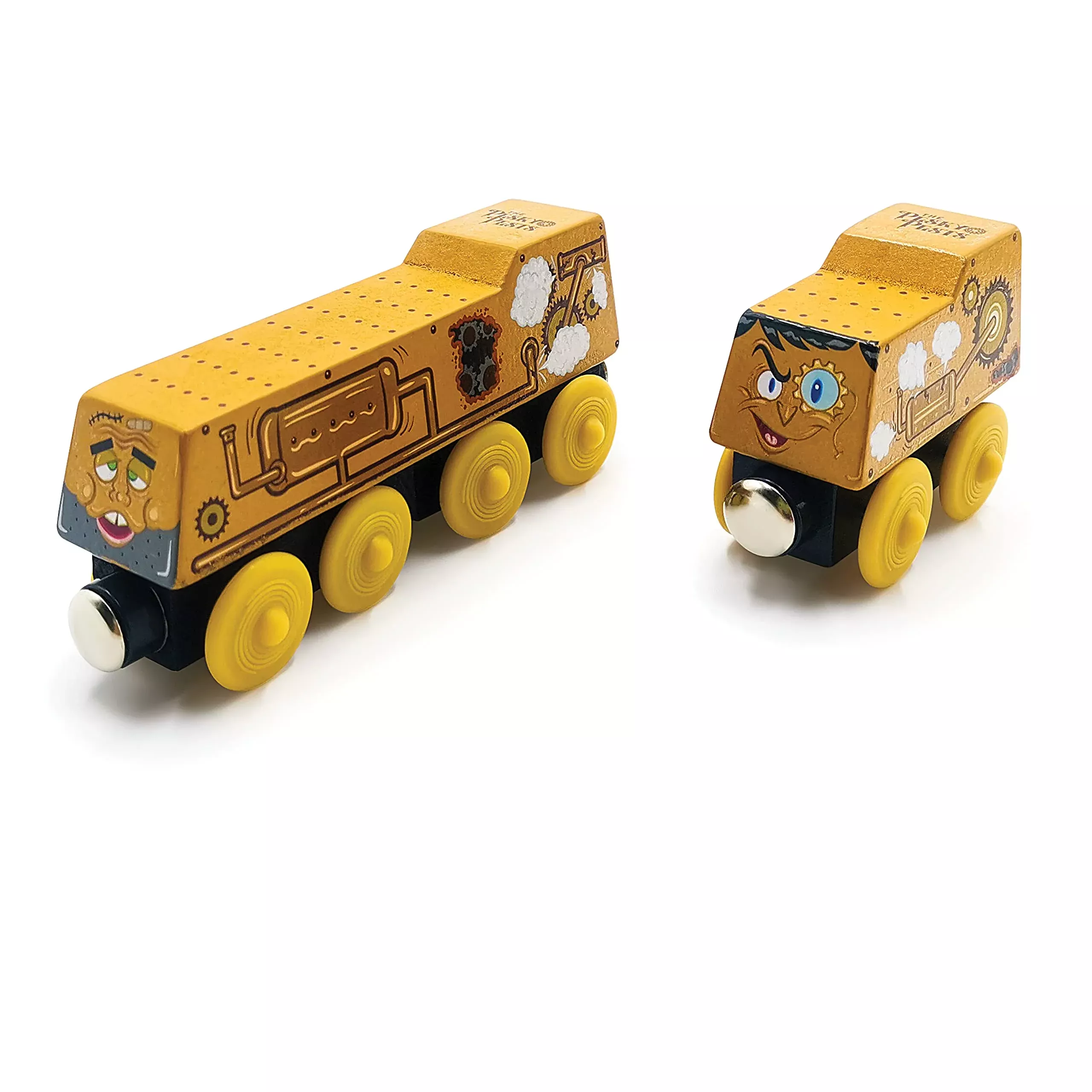 ZANY TRAINS Wooden Train Set - Zany Trains Series 1, Compatible with A