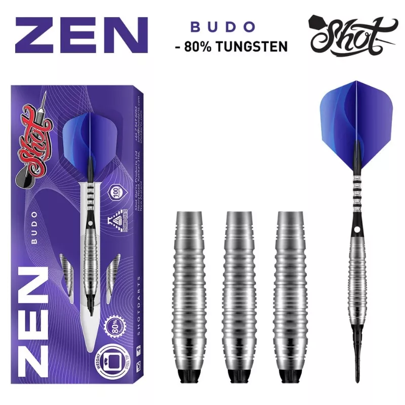 Zen Budo Soft Tip Dart Set-80% Tungsten