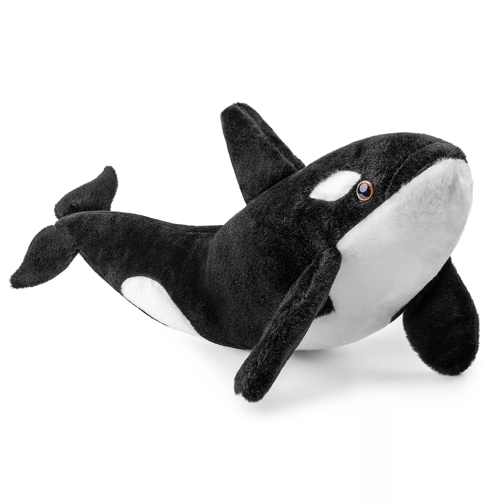ZHONGXIN MADE Orca Plush Toy 20 Inches Blue Handmade Stuffed Animal