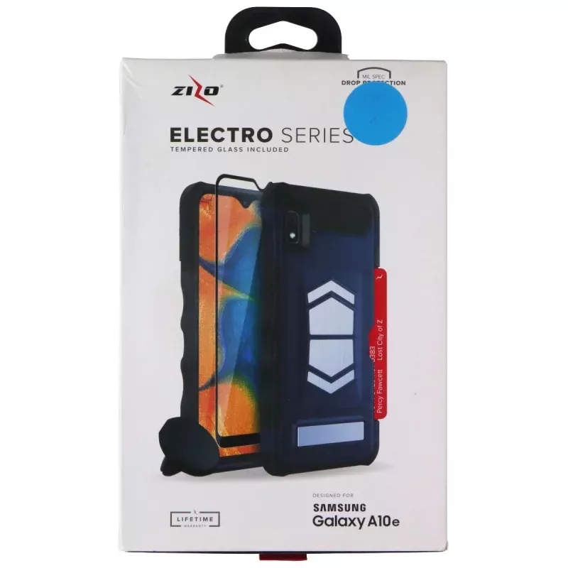 ZIZO Electro Series Case w/ Kickstand for Samsung Galaxy A10e - Blue/Black
