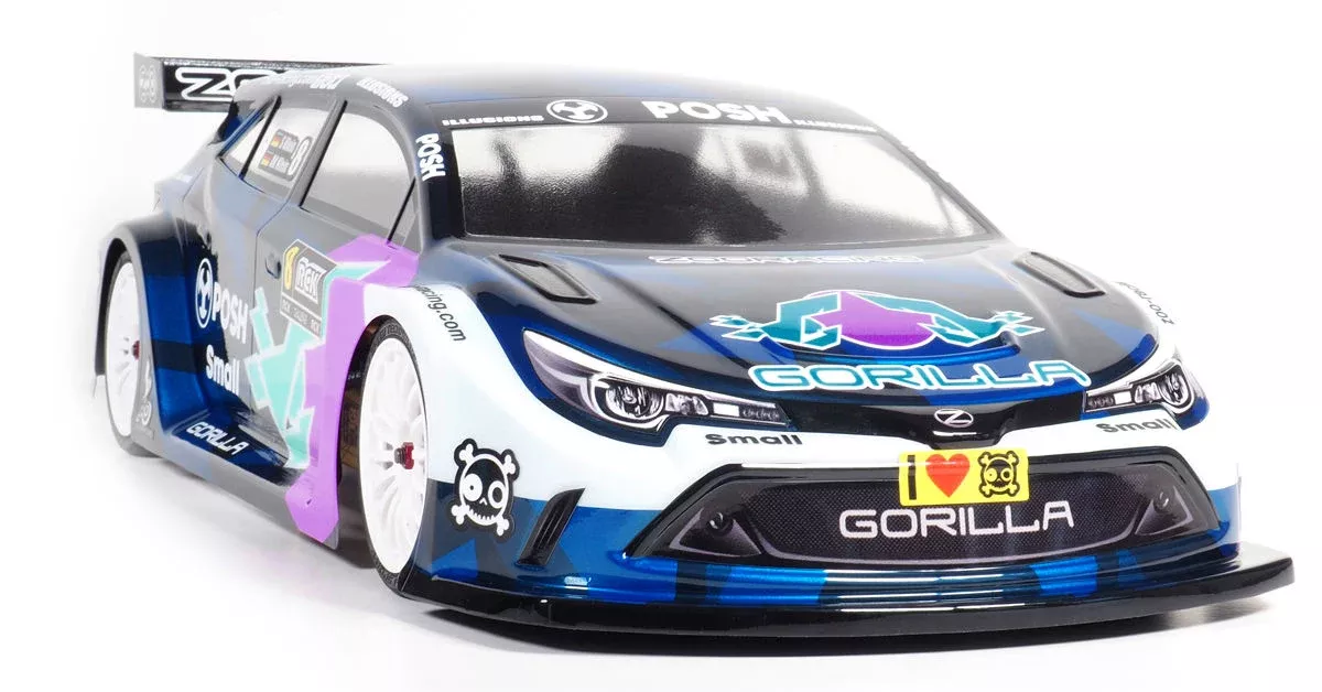 ZooRacing Gorilla Clear Body 190mm FWD