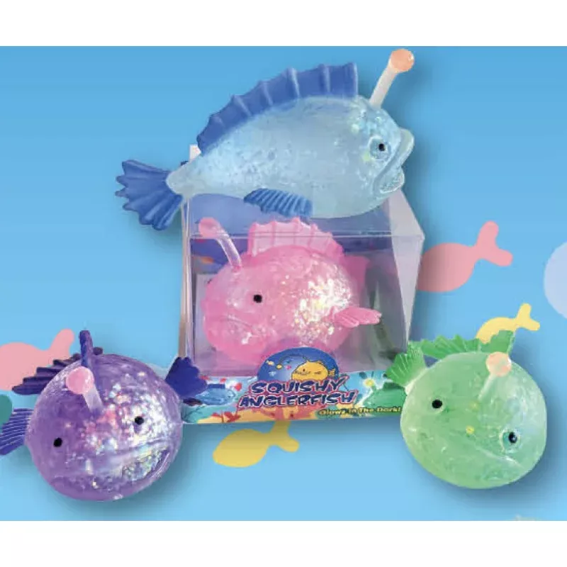 Zorbitz Glow In The Dark Squishy Anglerfish (1 Chosen at Random)