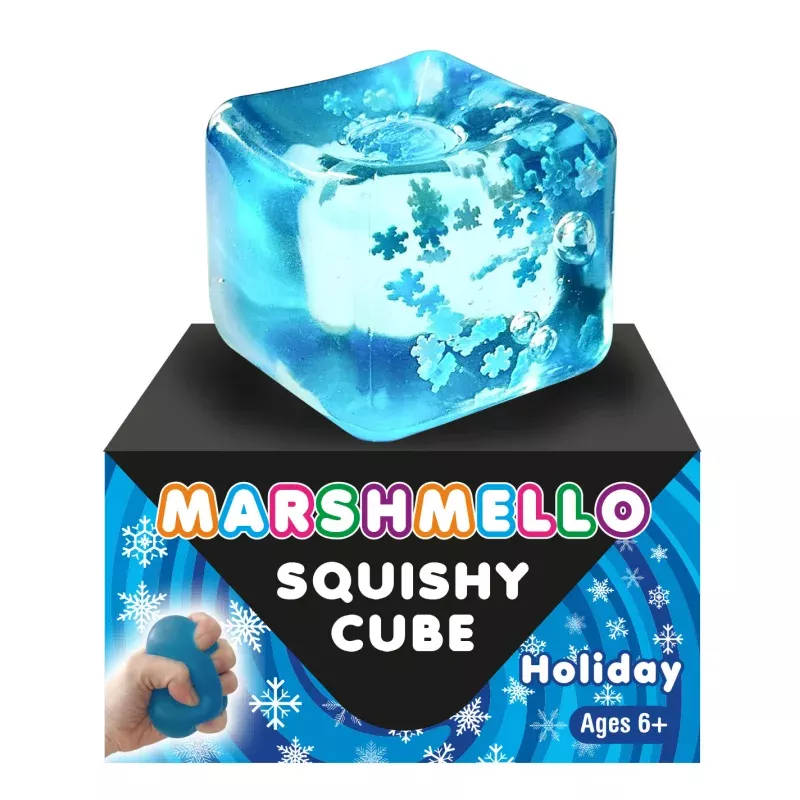 Zorbitz Holiday Marshmello Squishy Cube