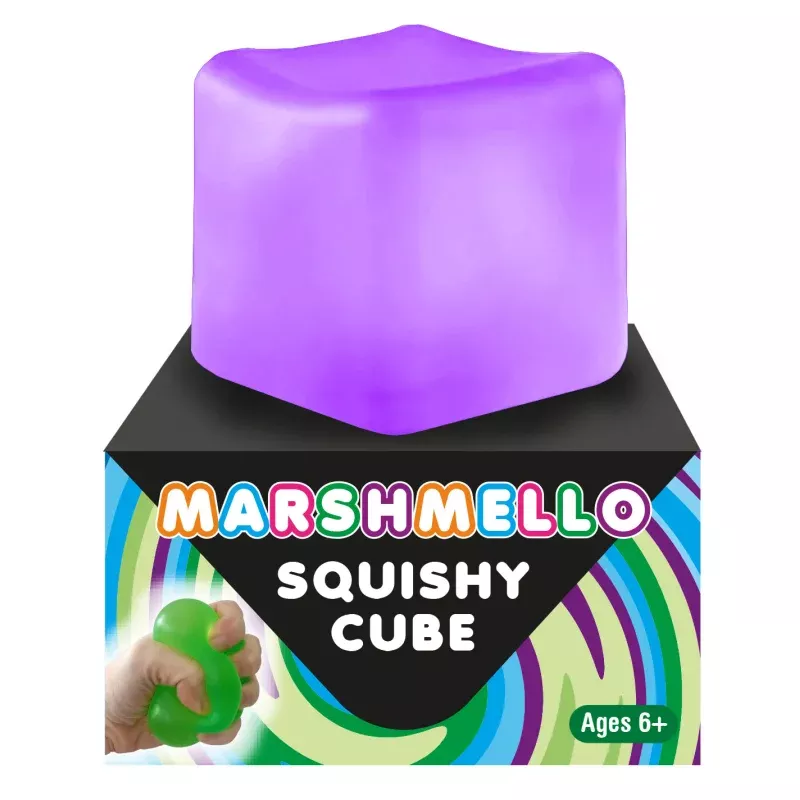 Zorbitz Marshmello Squishy Cube (Colors May Vary)