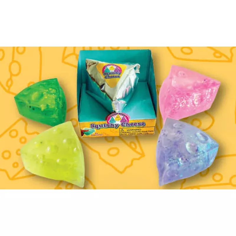 Zorbitz Squishy Sparkle Cheese (1 Chosen at Random)