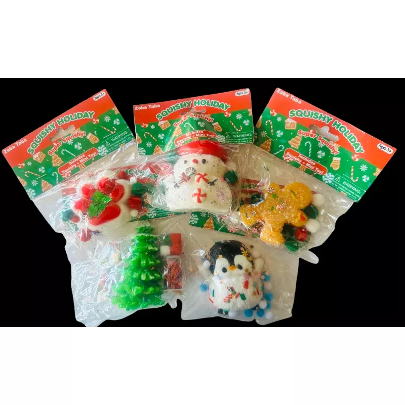 Zorbitz Zaba Taba Super Holiday Squishy (1 Chosen at Random)