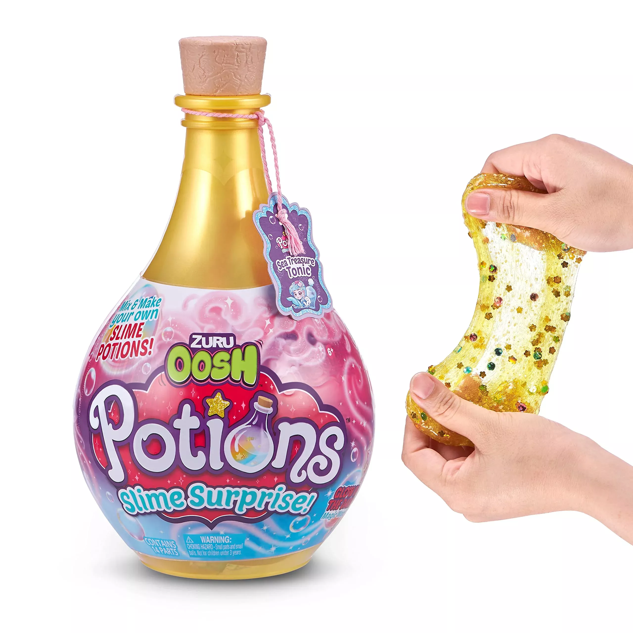 ZURU Oosh Potions Slime Surprise DIY Kit - Yellow, 330g, Plastic, Mode