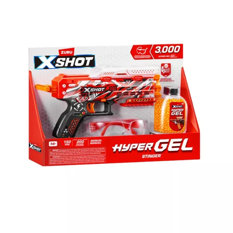 ZURU X-Shot Hyper Gel Clutch Blaster(5,000) for Age 14+