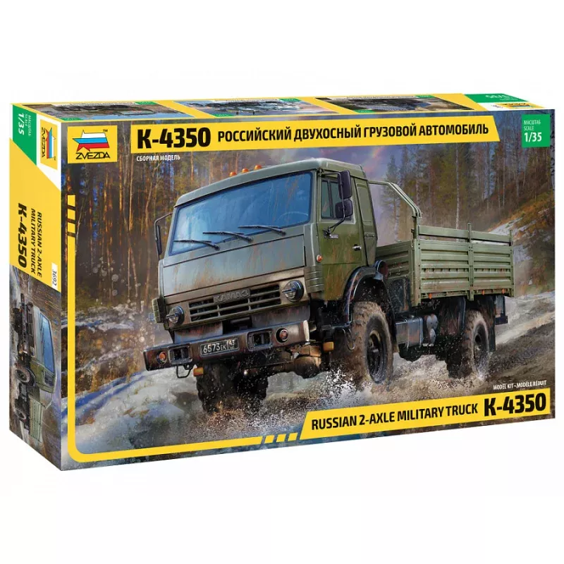 Zvezda 3692 1/35 Russian K-4326 2 Axle Truck Model Kit
